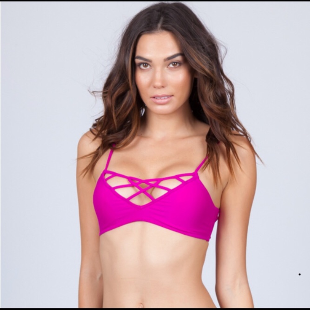 Issa de’mar Aloha Hina Top in Orchid / Magenta